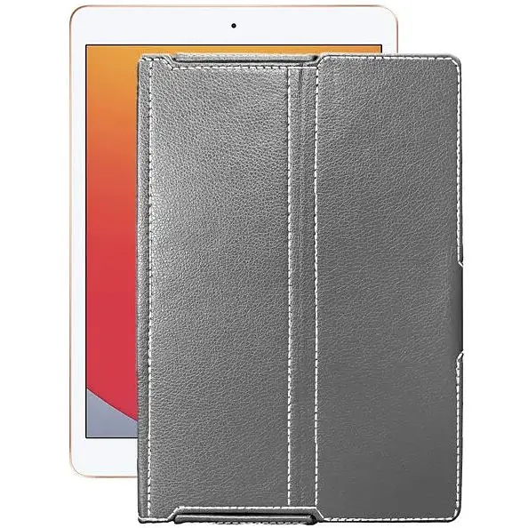 Чохол StatusCASE з екошкіри для планшету Apple iPad 8 10,2 (2020) Сірий - фото 1