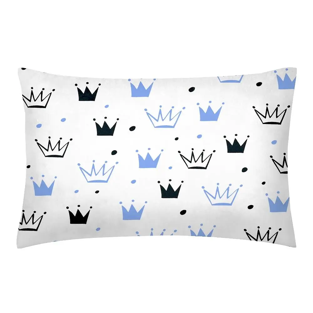 Набір наволочок Cosas Crown 50х70 см блакитний (SetPillow_CrownBlue_ZigZagGrey_50х70) - фото 3