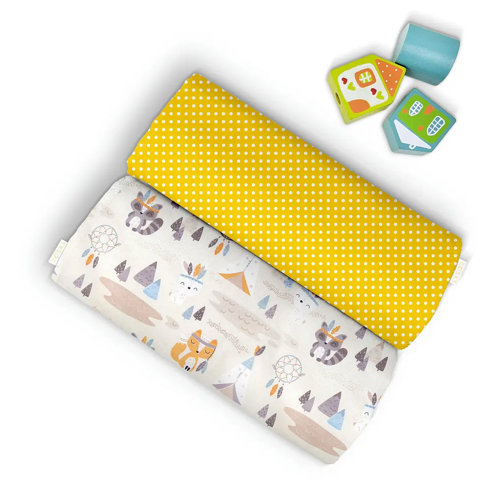 Багаторазові пелюшки дитячі FOREST ANIMALS CS2 2шт COSAS (4822052128183) - фото 3