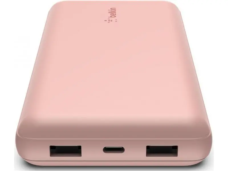 Зовнішній акумулятор (Power Bank) Belkin Power Bank 20000mAh Rose Gold (BPB012BTRG) - фото 2
