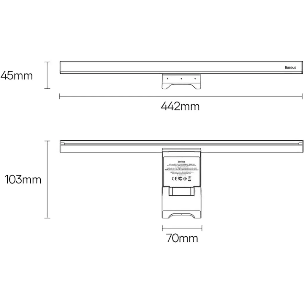Лампа на монітор (Скрінбар) Baseus I-Wok 2 Series Screen Hanging (DGIW000101) - фото 6