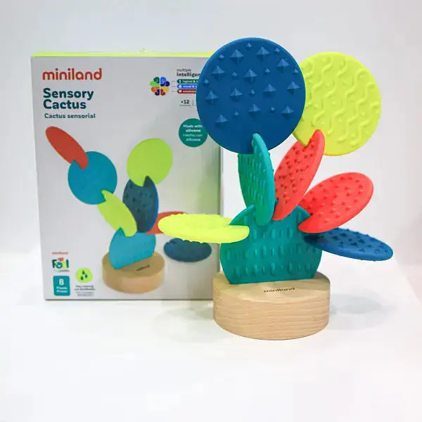 Сенсорна іграшка-прорізувач Miniland Cactus (97345) - фото 2