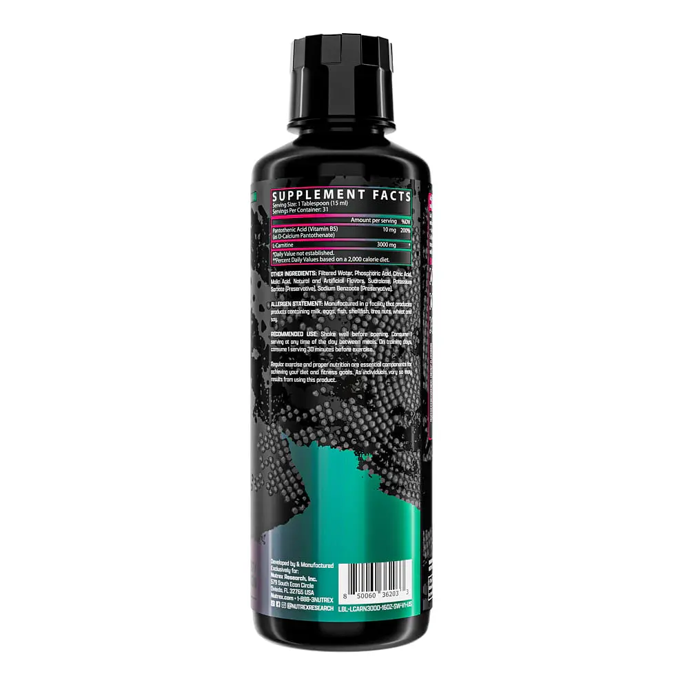 Рідкий Карнітін, Liquid L-Carnitine 3000 - 465 мл - фото 3