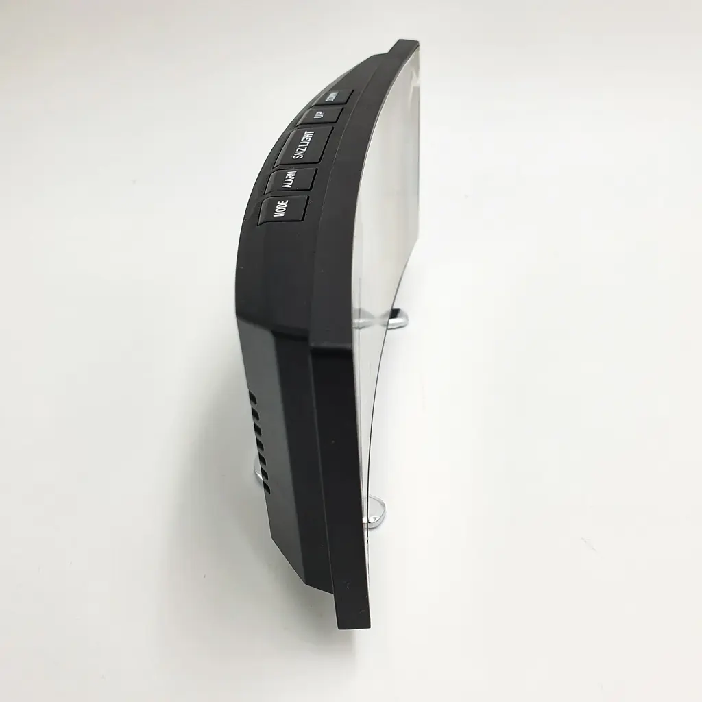 Дзеркальний електронний LED годинник настільний з вигнутим екраном від USB UKC DT-6507 чорний - фото 8
