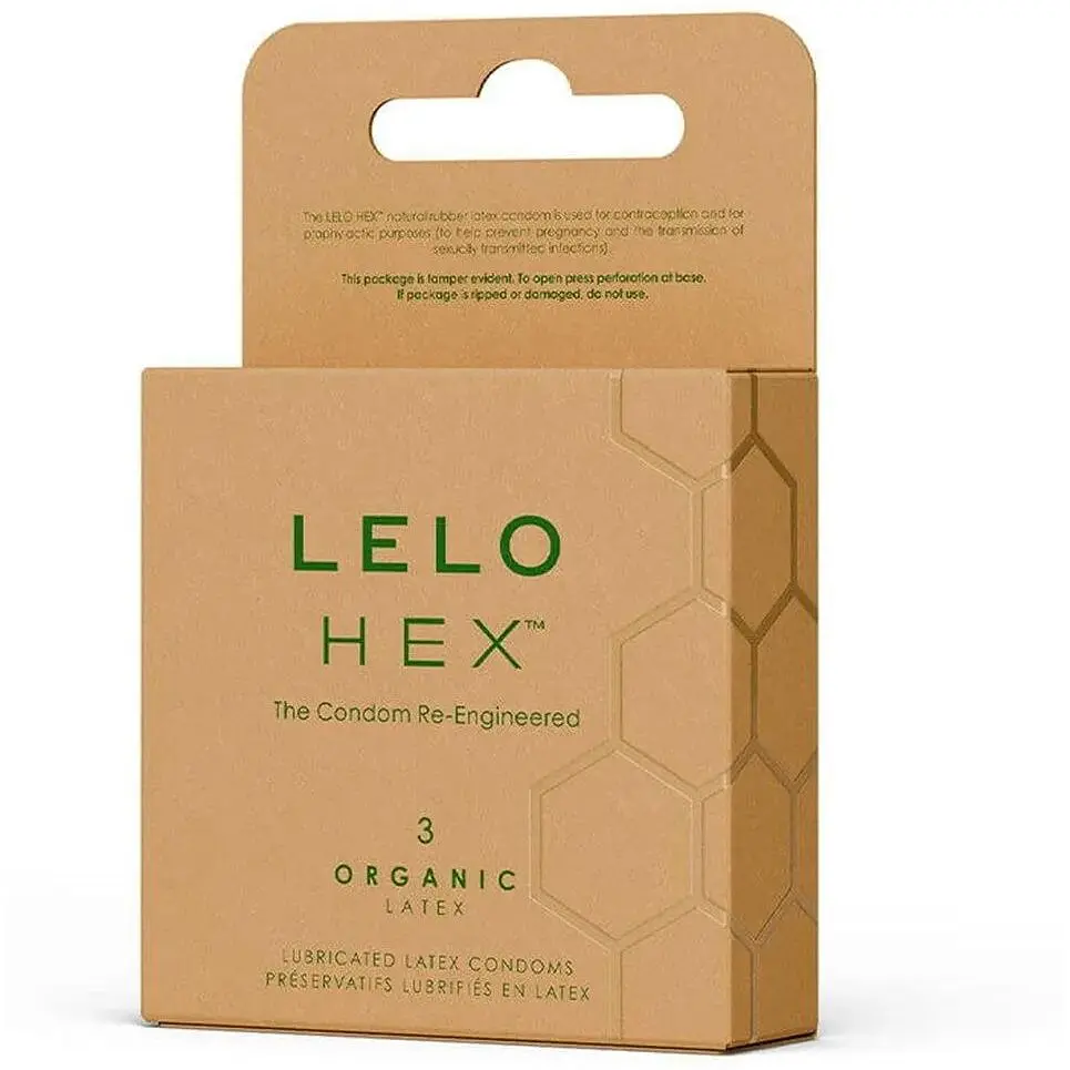 Презервативы Lelo HEX Condoms Organic 3 Pack - фото 2