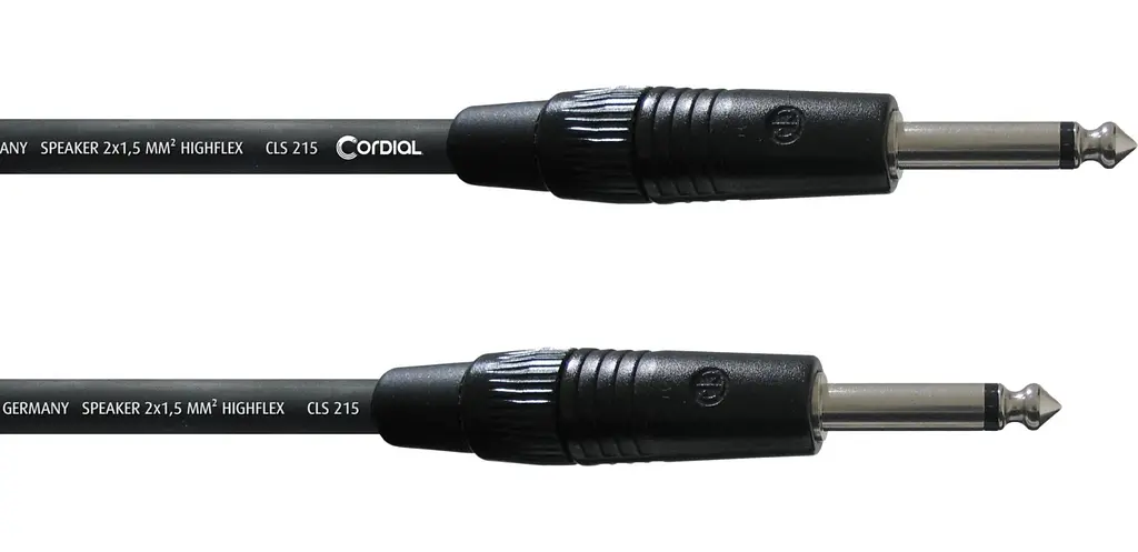 Акустический сценический кабель Jack 6.3 mono — Jack 6.3 mono 3м Cordial CPL 3 PP