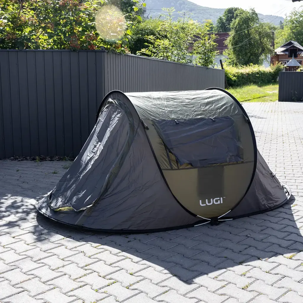 Намет Lugi LU-030GR Pop-Up з автоматичним каркасом зелений - фото 2