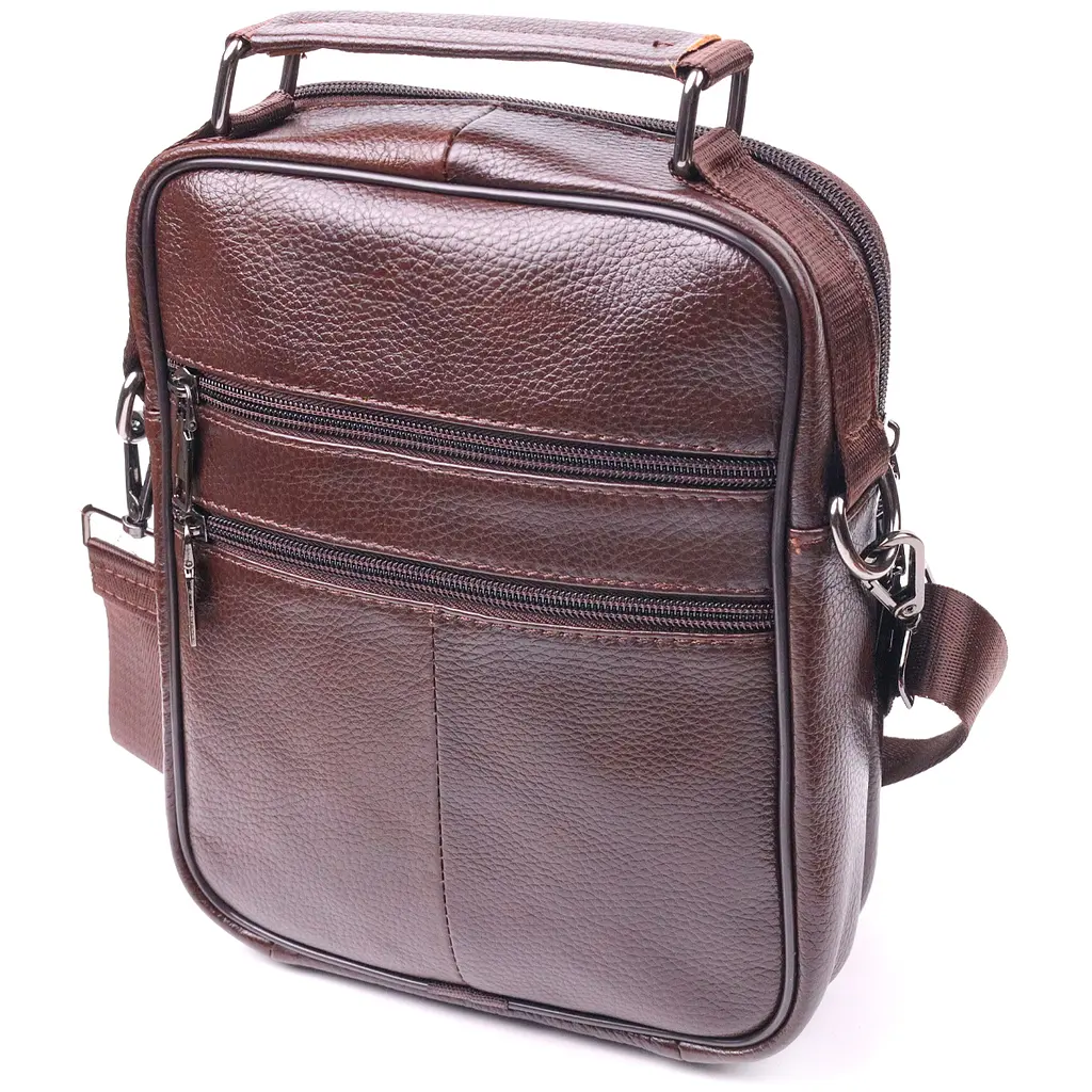 Кожаная сумка мужская Vintage 20х24,5х6 см sum0022397 - фото 2