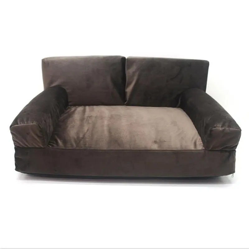 Диван для собак Zoo-hunt Флінт коричневий №1 48х70х30 см - фото 4