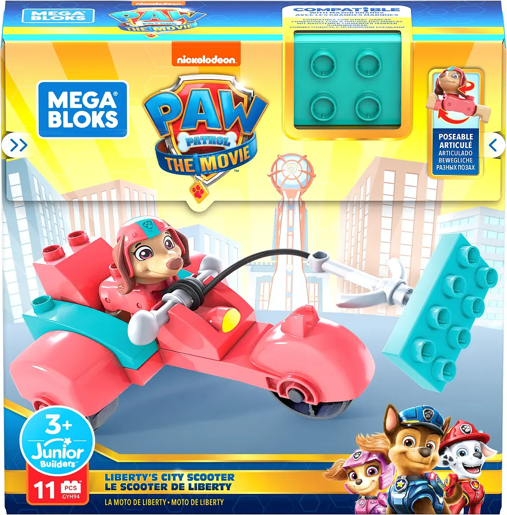 Конструктор Mega Bloks Paw Patrol Cкутер Ліберті (GYH94) - фото 2