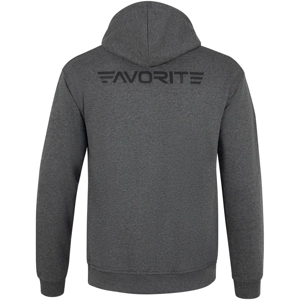 Реглан Favorite Black logo XL Dark grey melange - фото 5