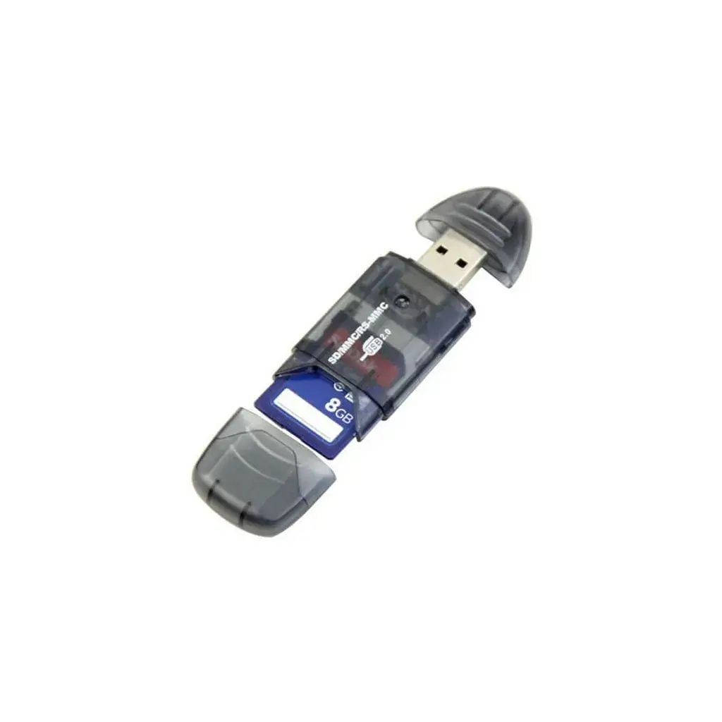 Зчитувач флеш-карт ST-Lab SD/ SDHC/ MMC /RS-MMC (U-371 black) - фото 7