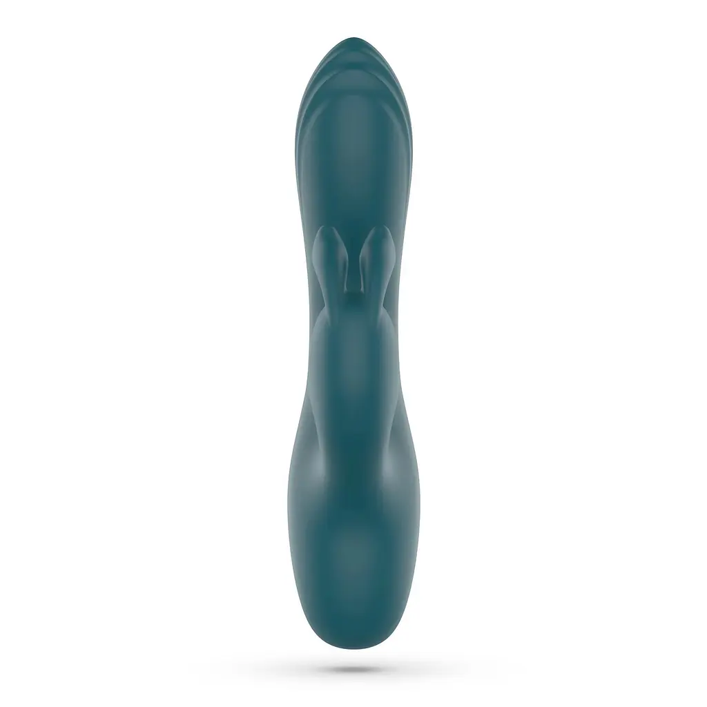 Вибратор-кролик Crushious Lola 14.5 см (зеленый) - фото 5