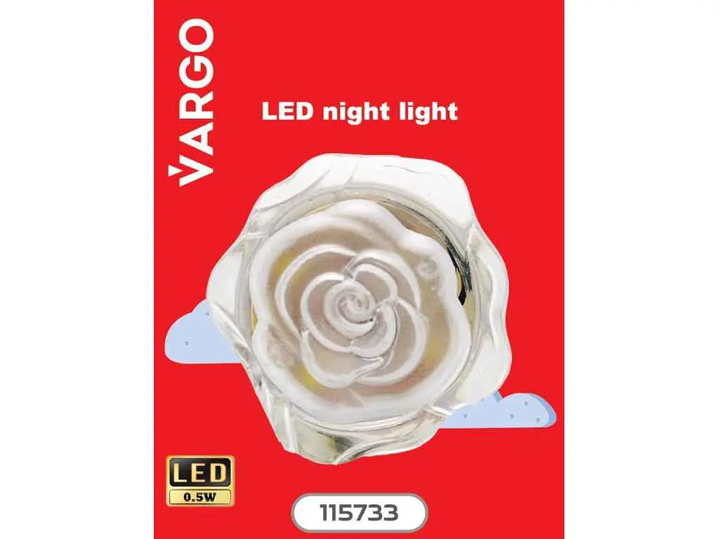 Нічник VARGO LED "Роза" V-115733 - фото 4