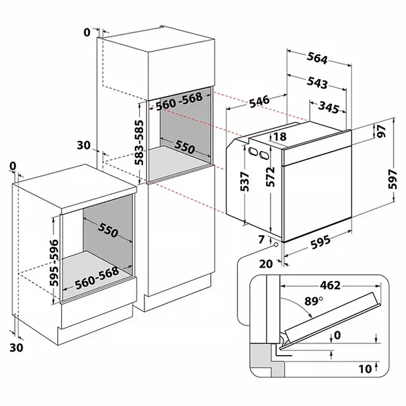 Електрична духова шафа WHIRLPOOL WOI4S8CM1SEA - фото 6