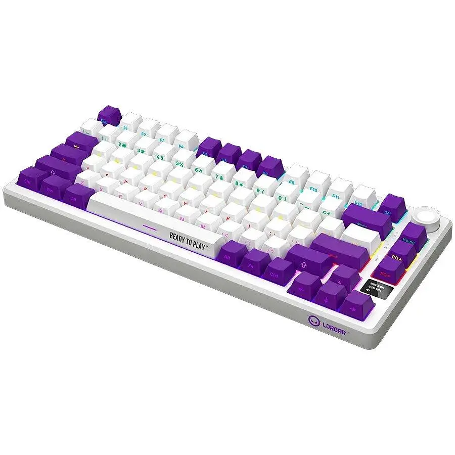 Клавіатура Lorgar KBP7075W Wireless Pro 75% Exploded White EN/UA (LRG-KBP7075W-WH-US) - фото 7