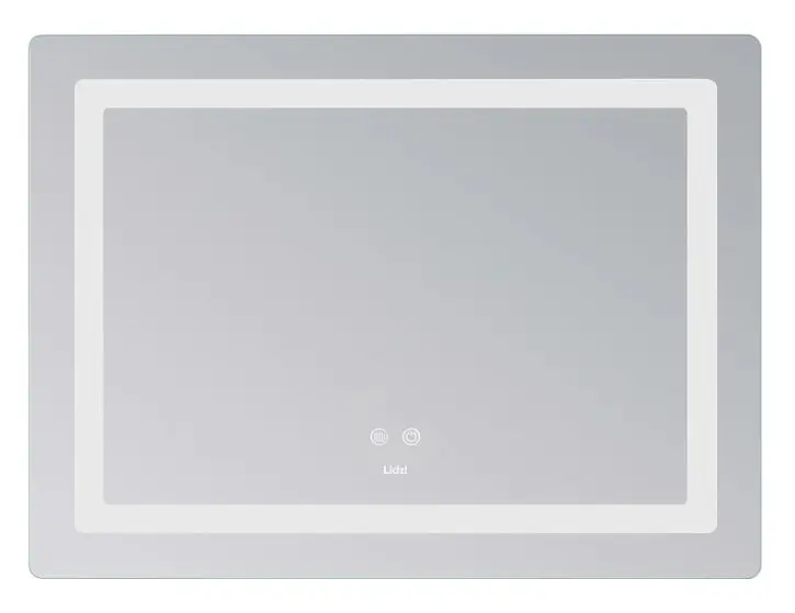 Дзеркало Lidz Kubis (KU2) 800х600 мм з LED-підсвічуванням Touch LD78LF9048060 - фото 2