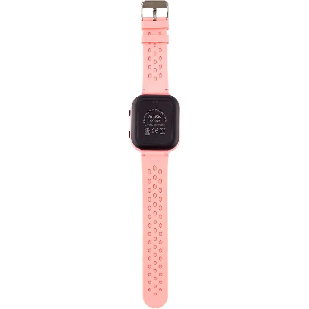 Дитячий смарт-годинник AmiGo GO009 Camera + LED Pink [98286] - фото 5