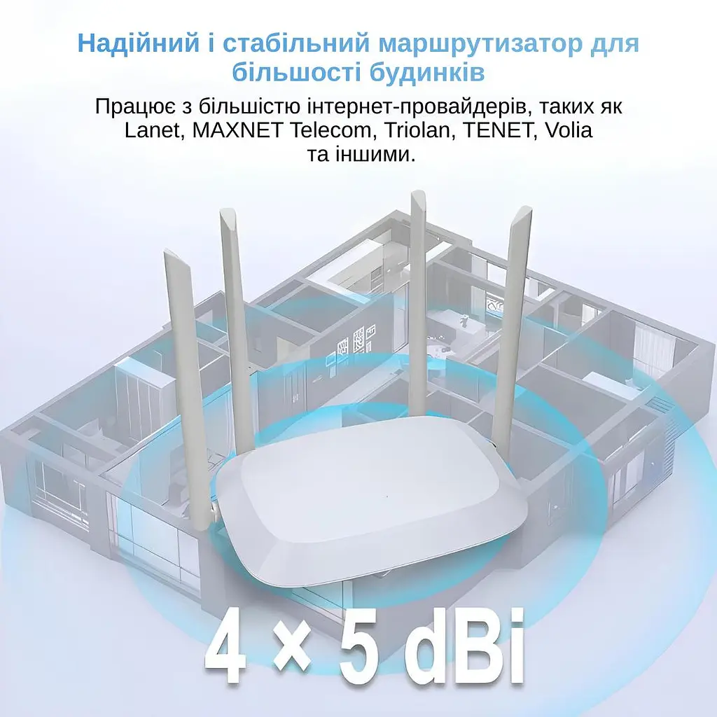 Маршрутизатор XON SmartLink X1200S5 1200Мбит/с 5/2.4 ГГц Белый (CNSWSW024412W 4135)  - фото 10