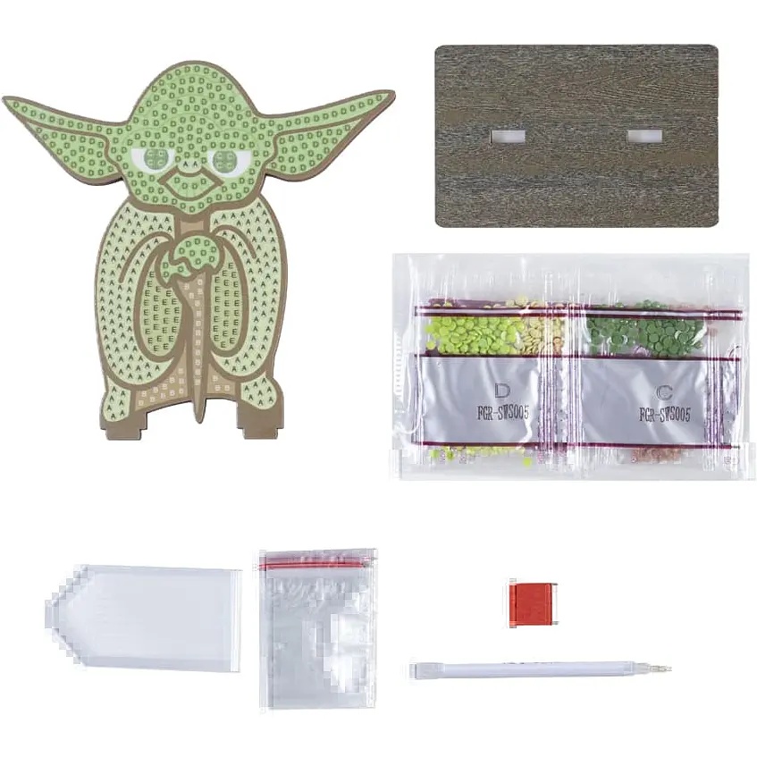 Набір для творчості Crystal Art Йода (CAFGR-SWS005) - фото 5