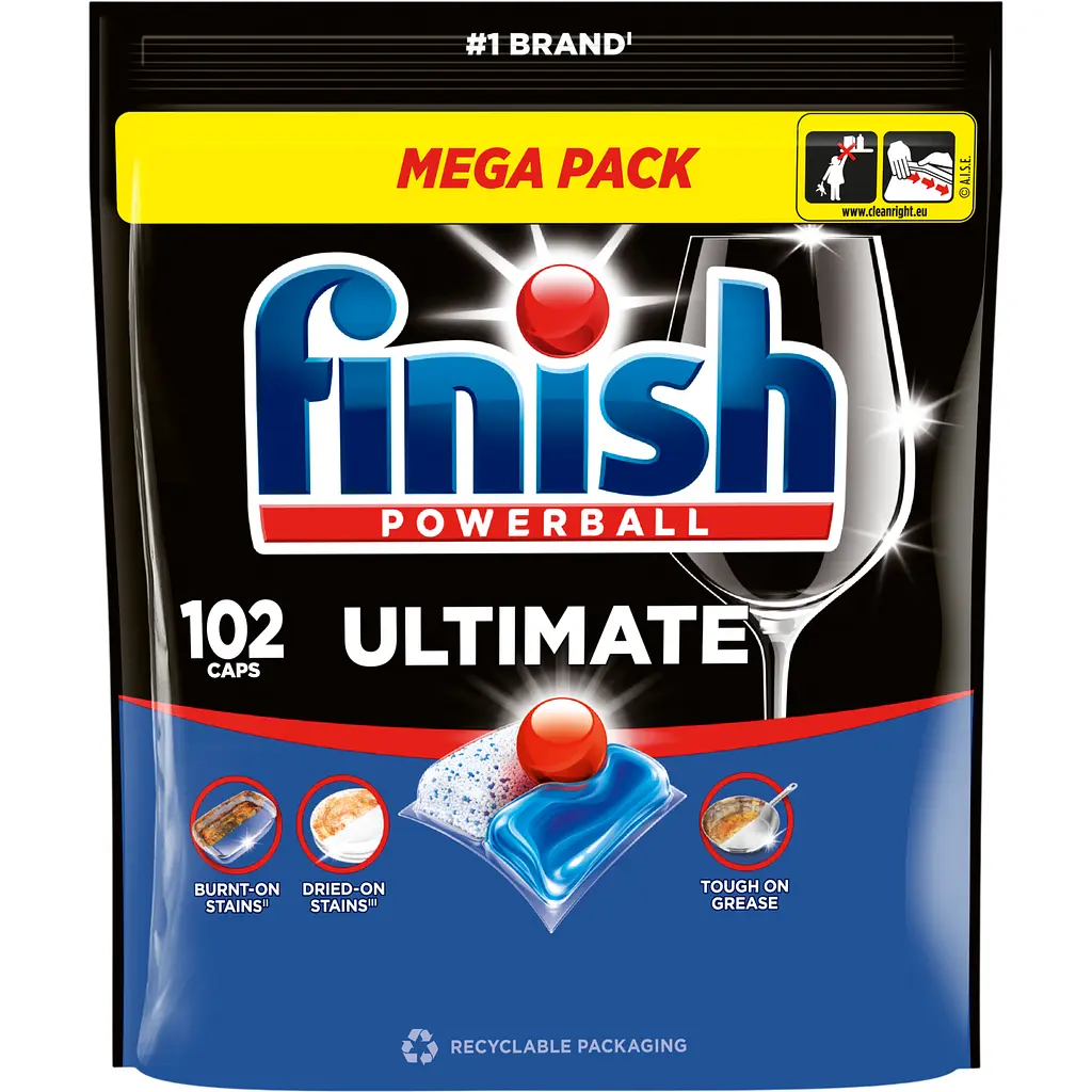 Засіб для миття посуду Finish Ultimate 102 капсули (3340912)