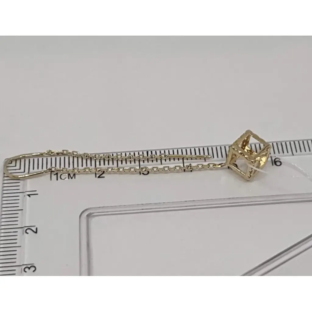 Золоті сережки-протяжки Імперія золота. СПП801ЛИ - фото 5