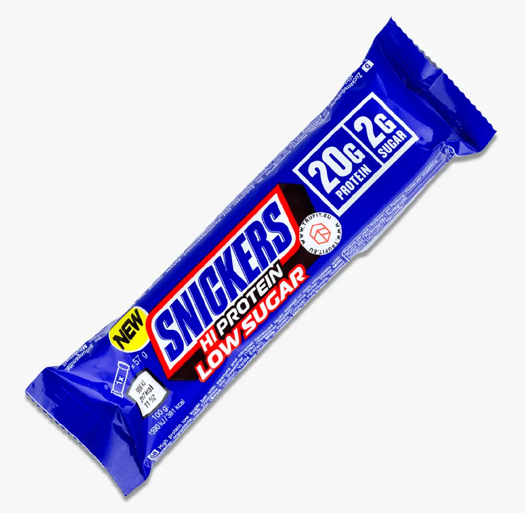 Шоколадний батончик Snickers Hi Protein Low Sugar Milk Chocolate Bar 57 г - фото 6