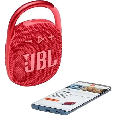 Портативна колонка JBL Clip 4 Red (JBLCLIP4RED) - фото 9