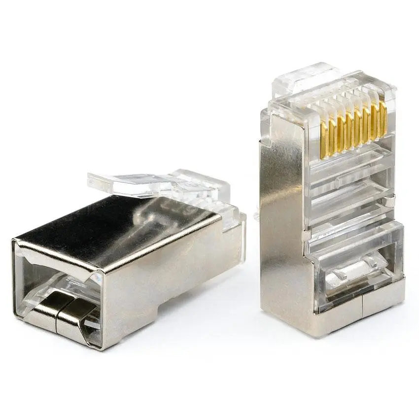 Коннектор компьютерный (экранированный) RJ-45, поштучно. - фото 5