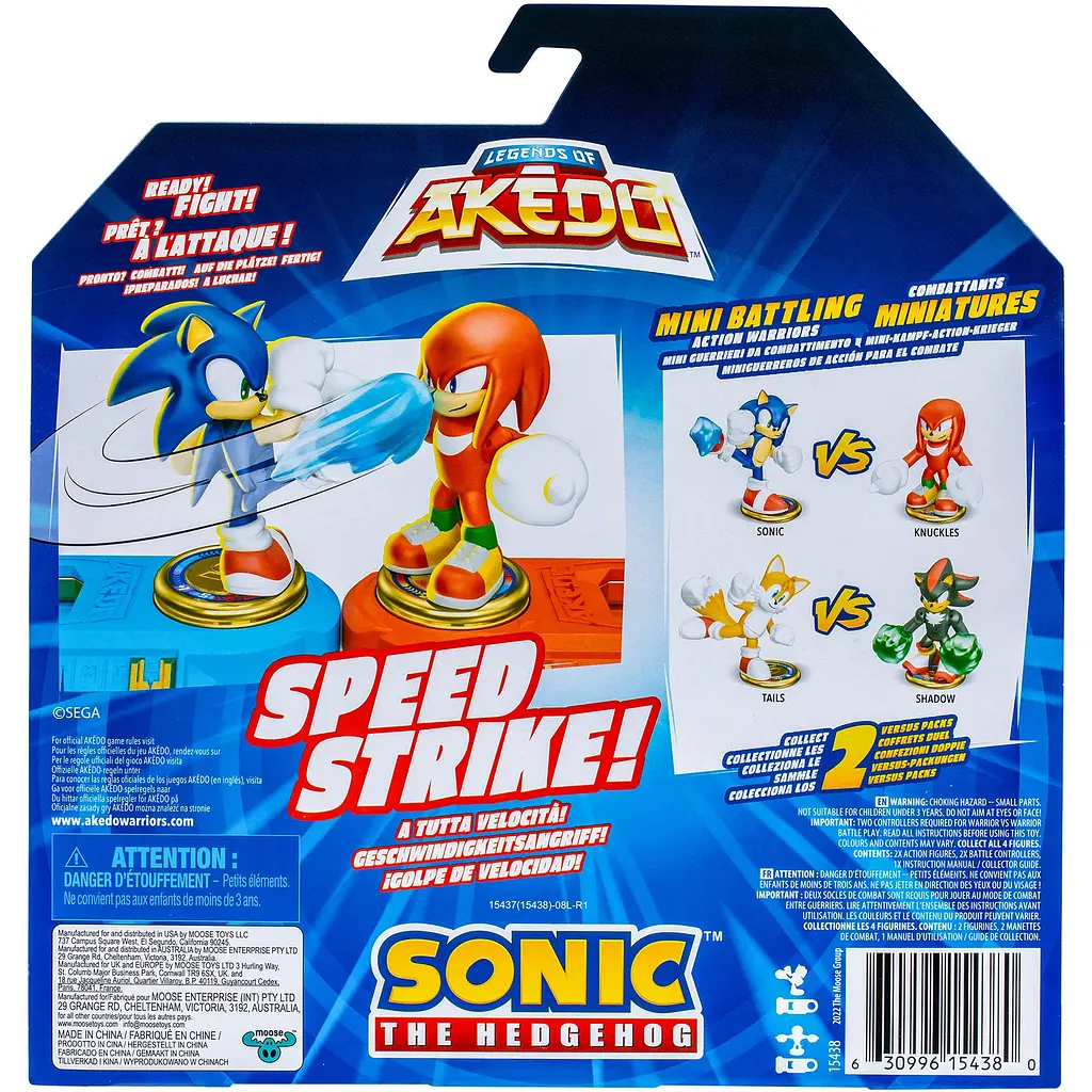Игровой набор Akedo Sonic Соник и Ехидна Наклз для поединка (123569) - фото 5