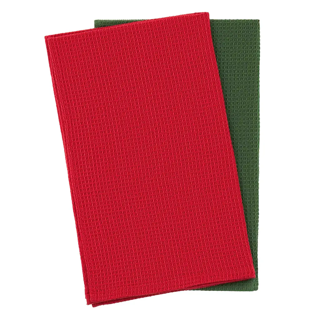 Подарунковий набір рушничків в мішечку Ardesto Christmas Deer 38х63см, 2шт, 100% бавовна, червоний, зелений (ART3863HDB) - фото 6