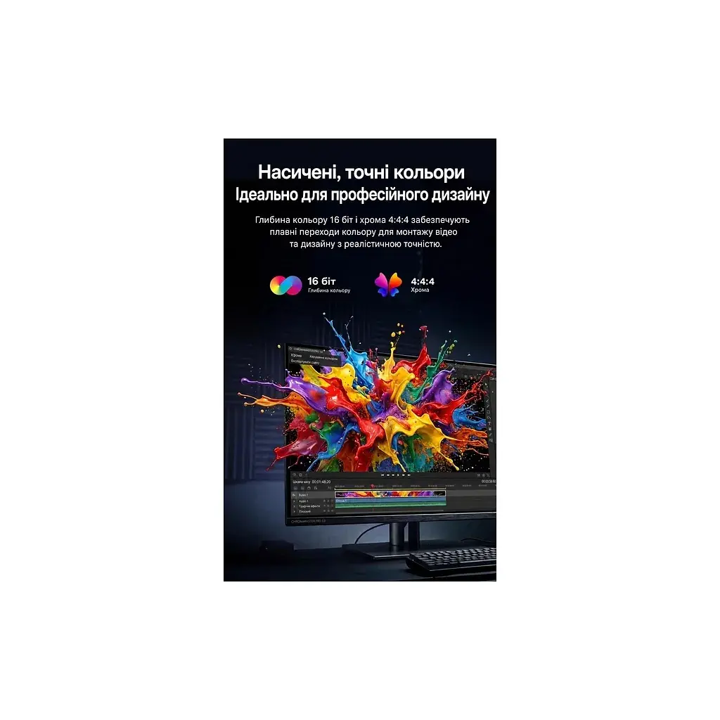 Кабель мультимедійний HDMI M to HDMI M 2.0m 16K60Hz 96Gbps gray Vention (ALVHH) - фото 10