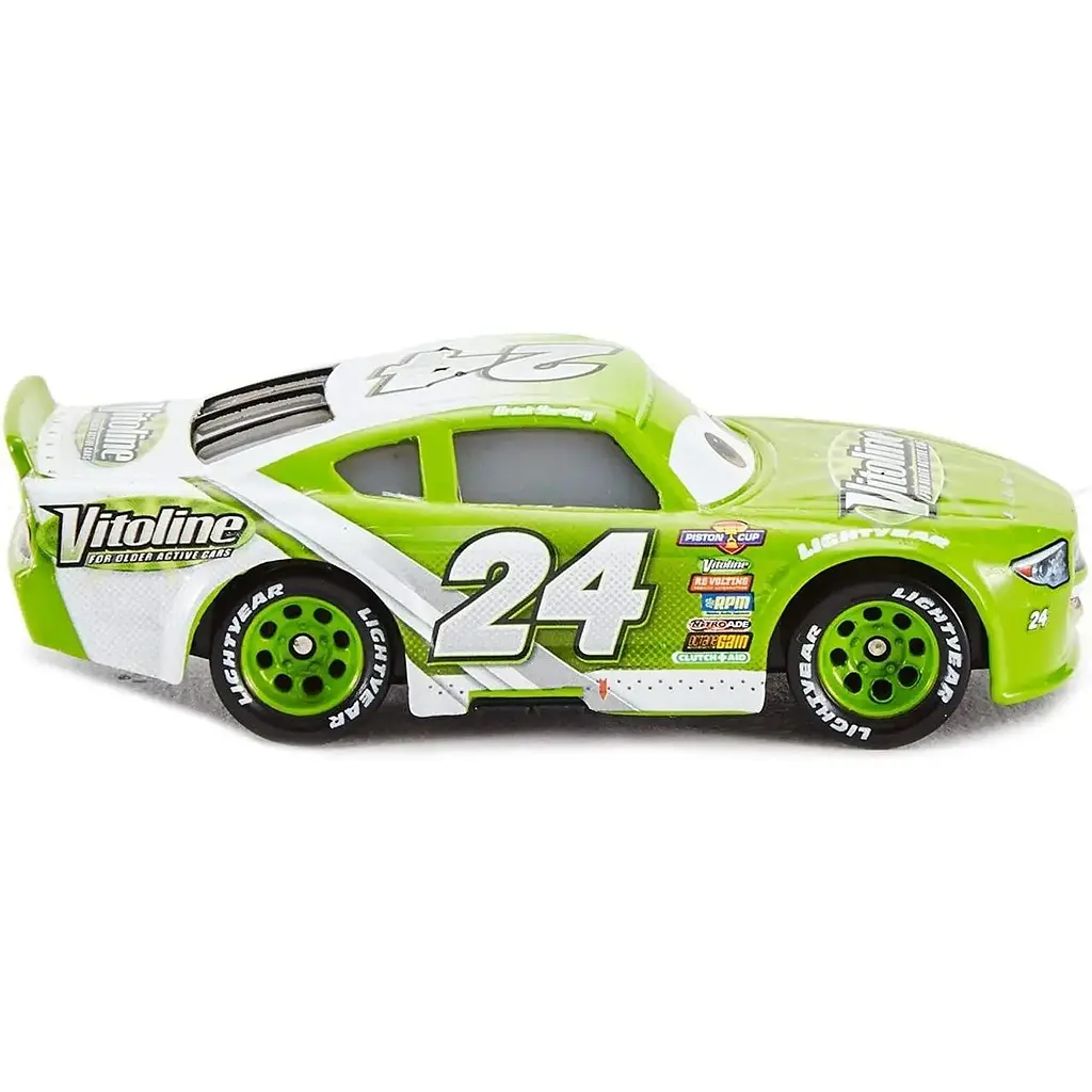 Машинка Disney Mattel Тачки-3 Брик зеленая (DXV29) - фото 3
