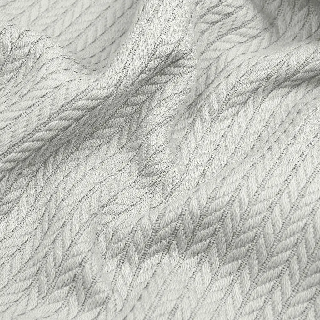 Плед покривало Cosas Pistachio Knitted Braid 230х240 см косичка (Blanket_35Pistachio_KnittedBraid_230x240) - фото 4