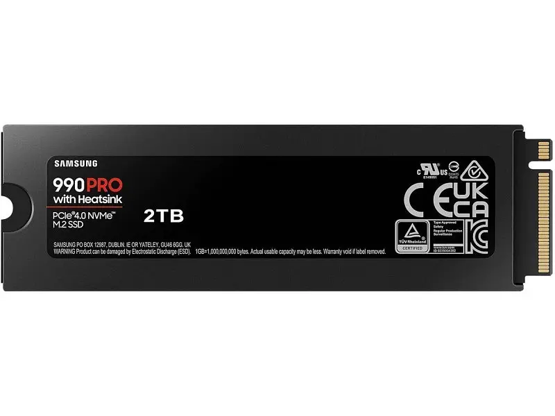 SSD-накопичувач Samsung 990 PRO with Heatsink 2 TB (MZ-V9P2T0CW) - фото 4