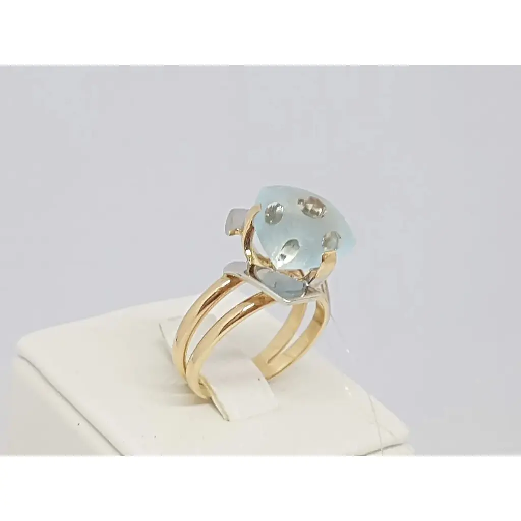 Золоте кільце Qvaliz з топазом. 7В600105736/25 18 - фото 4