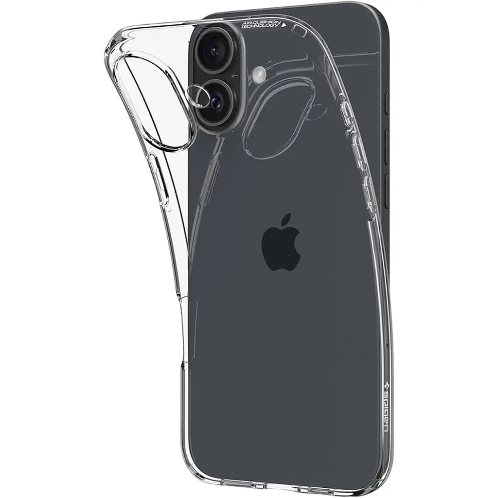 Чохол Spigen Liquid Crystal для Apple iPhone 16 Crystal Clear [ACS08190] [117866] - фото 4