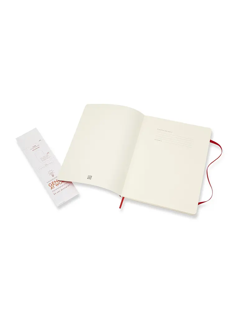 Записник Moleskine Classic великий, Нелінований Червоний М’який (QP623F2) - фото 3