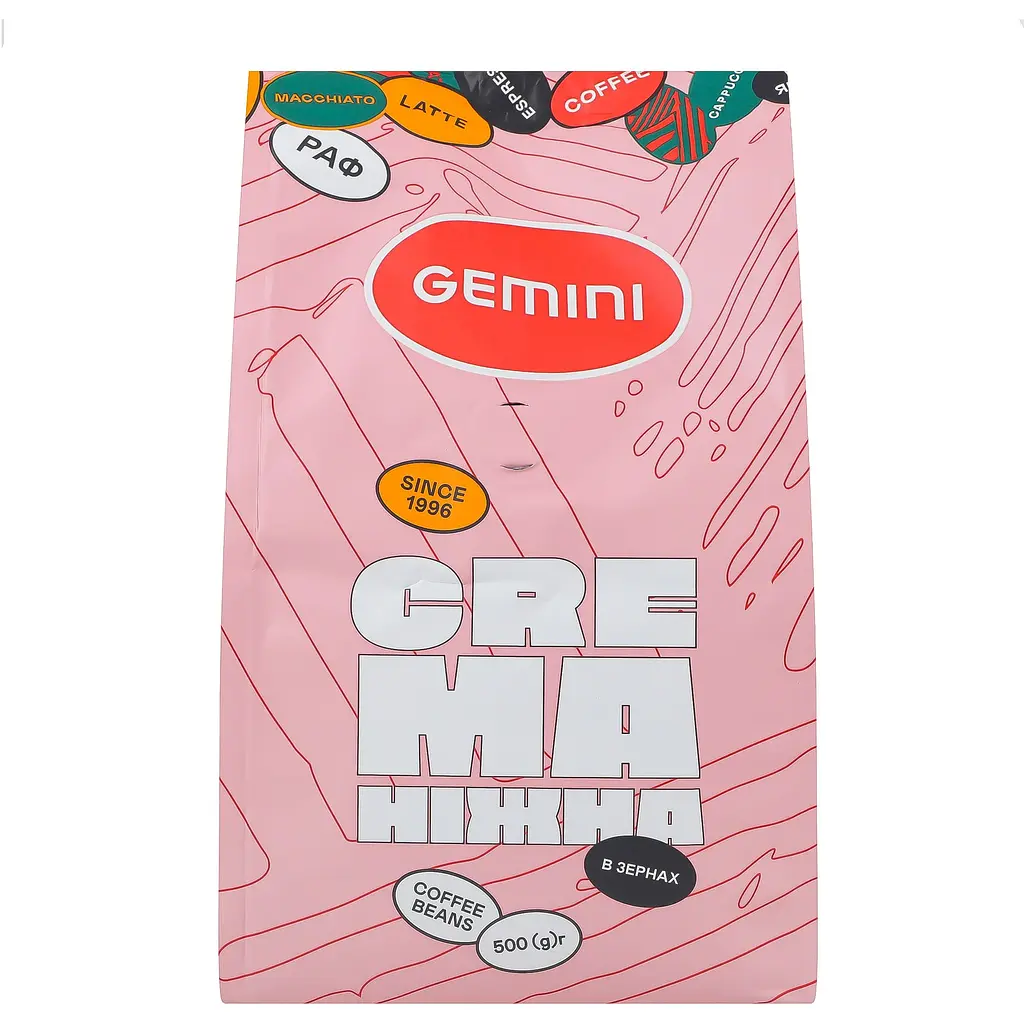 Набір кави в зернах Gemini Crema 500 г х 2 шт. - фото 3