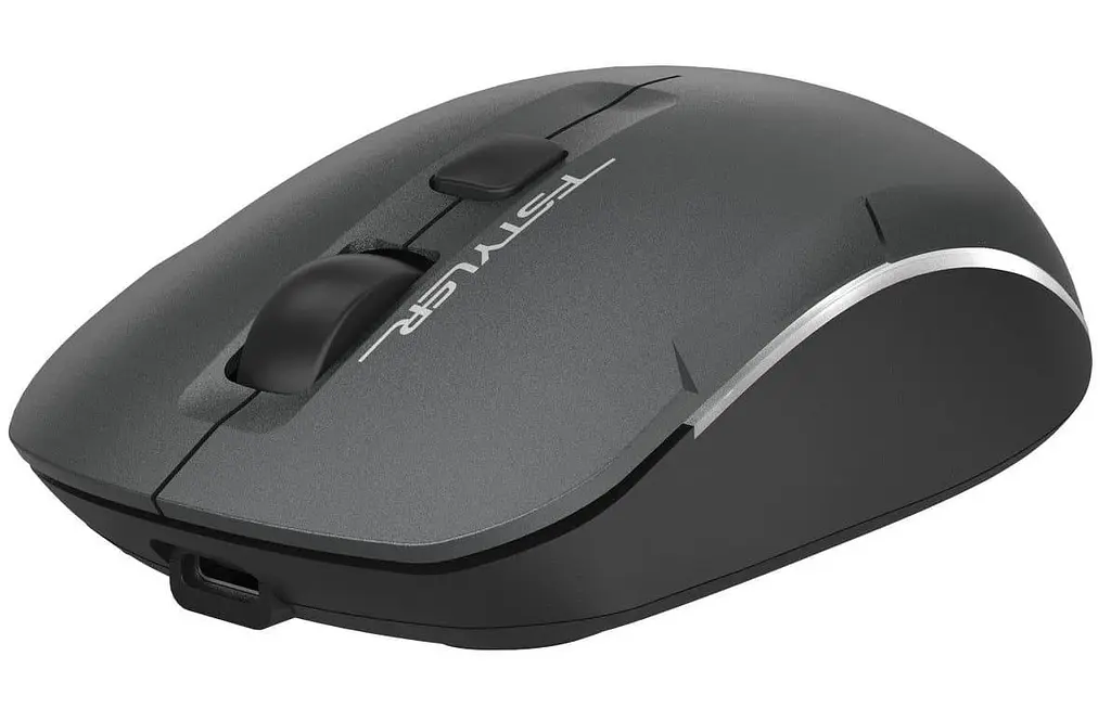 Беспроводная мышь A4Tech FB26CS Air2 Silent BT/WRL Smoky Grey (FB26CS Air2 Smoky Grey) (FB26CS Air2 (Smoky Grey)) - фото 5