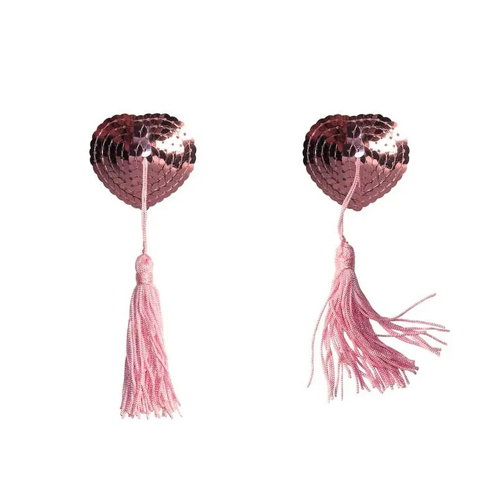 Украшения для сосков Lola games Pasties Burlesque Gipsy 2 шт. розовый - фото 3