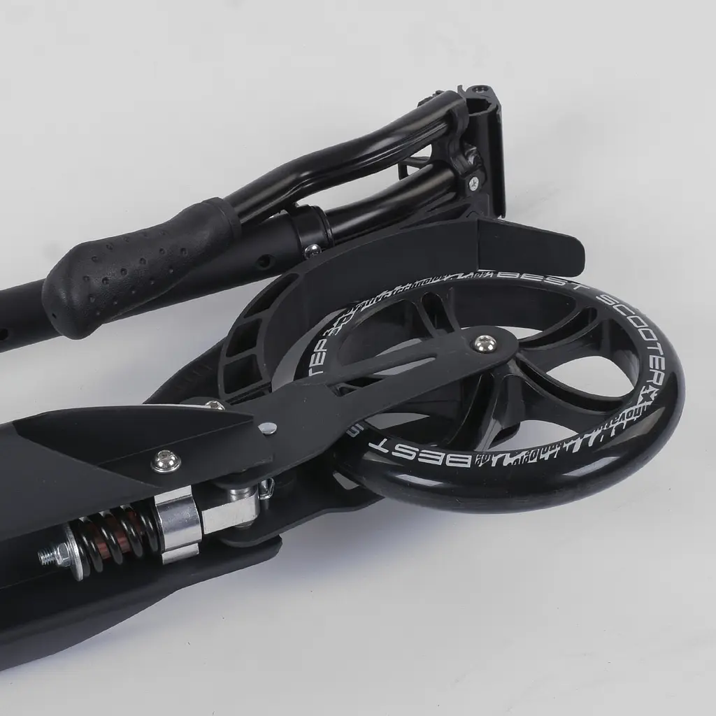 Самокат Best Scooter 84х14х33 см Чорно-червоний 000231536 - фото 4