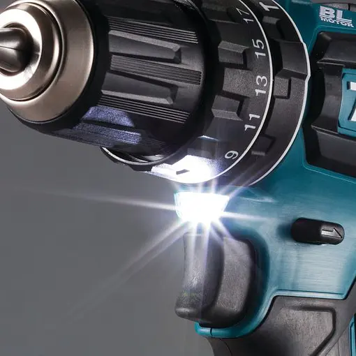 Шурупокрут з ударним режимом акумуляторний Makita DHP485RFJ (50 Нм, 1.5-13 мм, BL, LXT) - фото 7