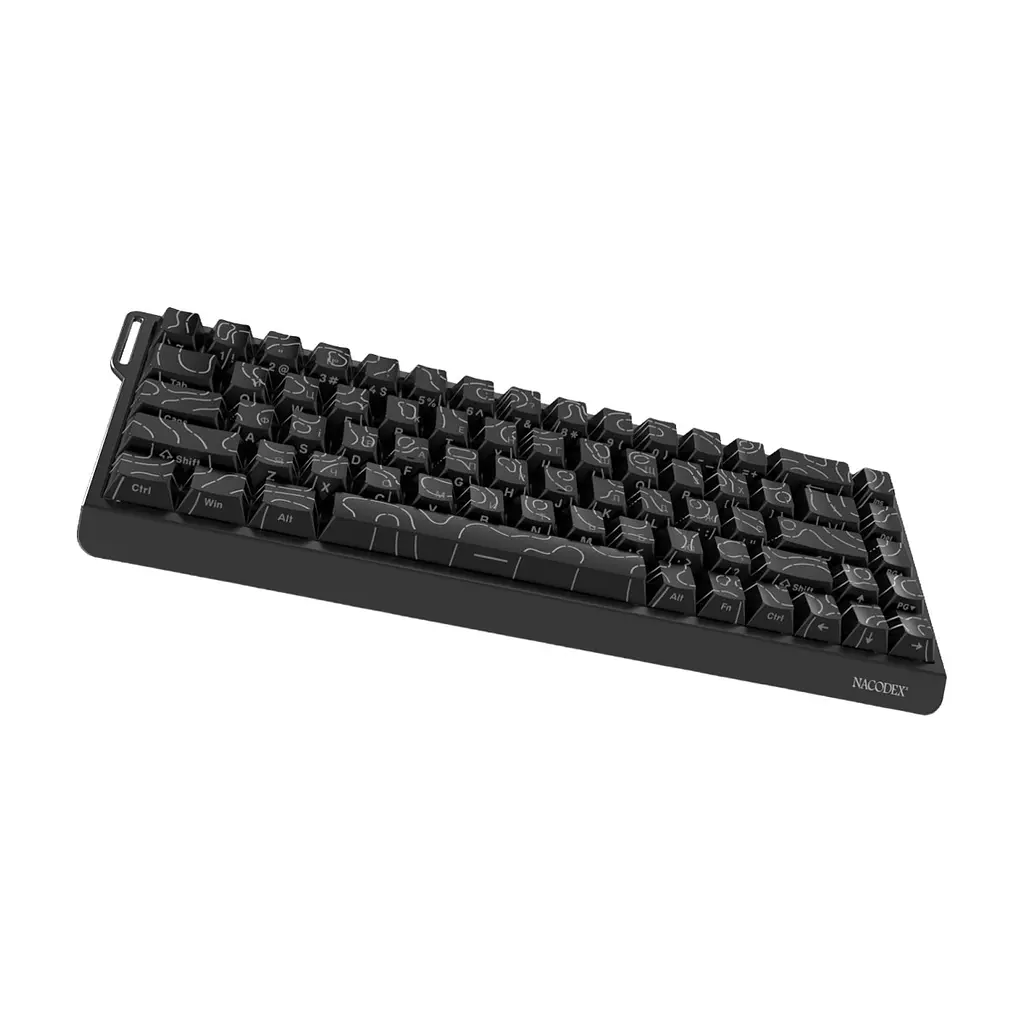 Клавіатура Ajazz NacodeX NK68 V2 Red Switch LED USB UA Black (NK68-V2-R-S-B) - фото 4