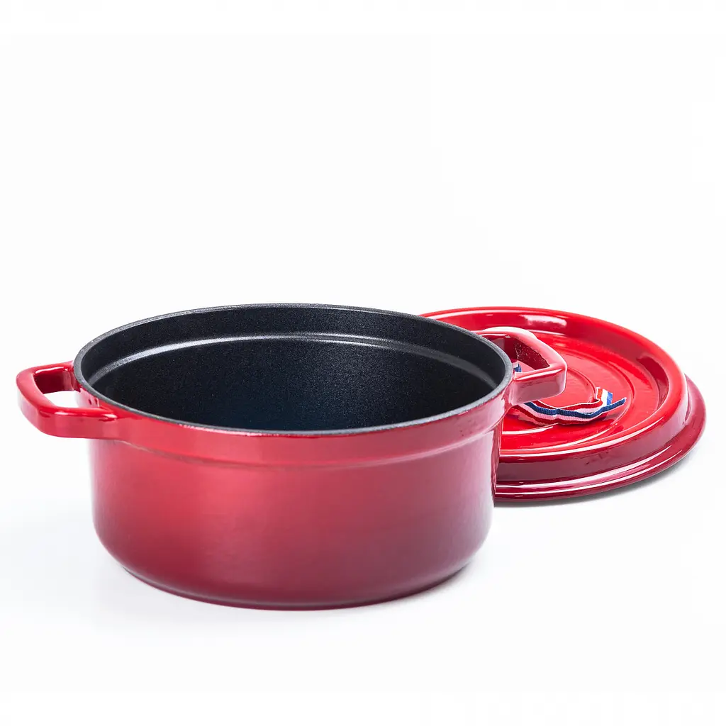Каструля чавунна TS Kitchen Staub HPFLG1 RED 23 см 3л - фото 3