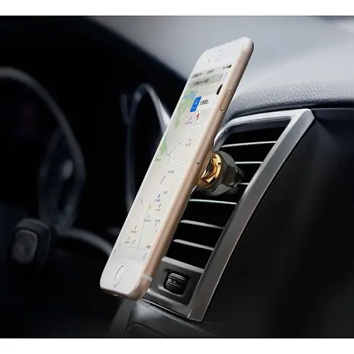 Автомобільний тримач холдер Baseus Magnetic Air Vent Car Mount Holder SUGX-A0V Gold - фото 5