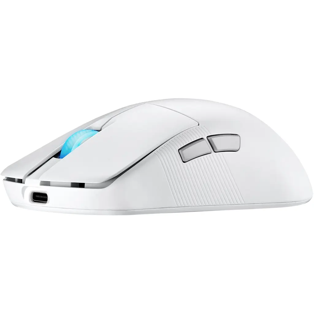 Мишка ASUS ROG Harpe Ace Mini Wireless/Bluetooth/USB White (90MP03Z0-BMUA10) - фото 5