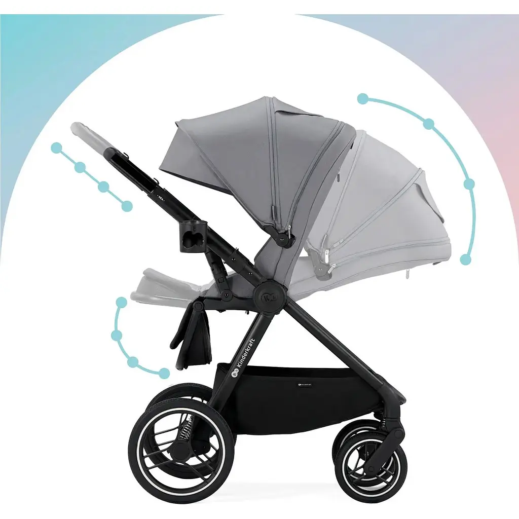 Універсальна коляска 2 в 1 Kinderkraft Nea Midnight Black (KSNEA000BLK2000) - фото 7