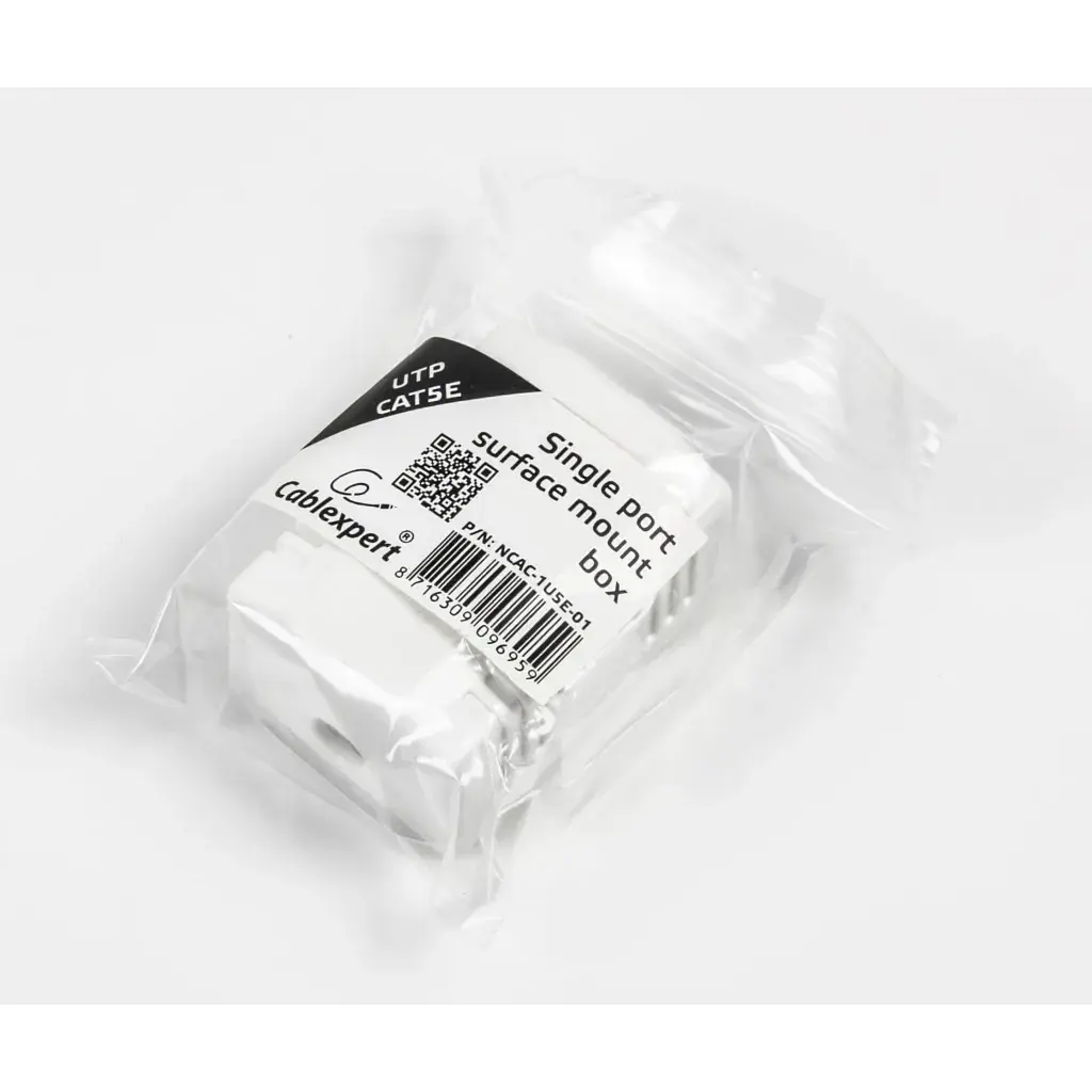 Комп'ютерна розетка Cablexpert RJ45x1 UTP, cat.5e (NCAC-1U5E-01) - фото 3