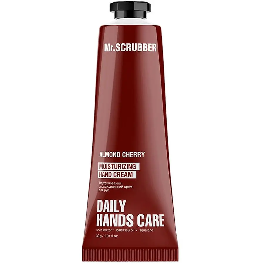 Уцінка. Подарунковий набір Mr.Scrubber Cherry Kiss: крем-скраб 250 г + пінка для душу 150 мл + крем-гель для тіла 150 мл + міст для тіла 150 мл + зволожувальний крем для рук 30 г (1308) - фото 5
